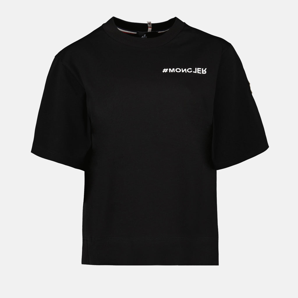 T-shirts T-shirt à logo Moncler Grenoble Noir Femme