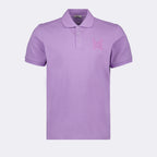 Polos Polo à logo M Moncler Púrpura Homme