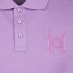 Polos Polo à logo M Moncler Púrpura Homme