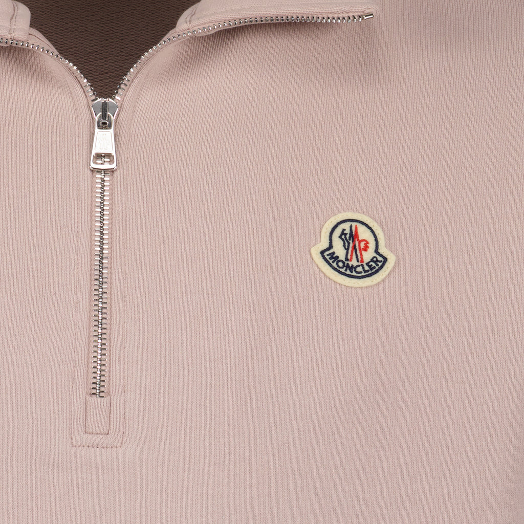 Sweatshirts Sweatshirt à zip Moncler Rose Homme