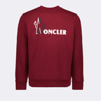 Sweatshirts Sweatshirt à logos Moncler Rouge Homme