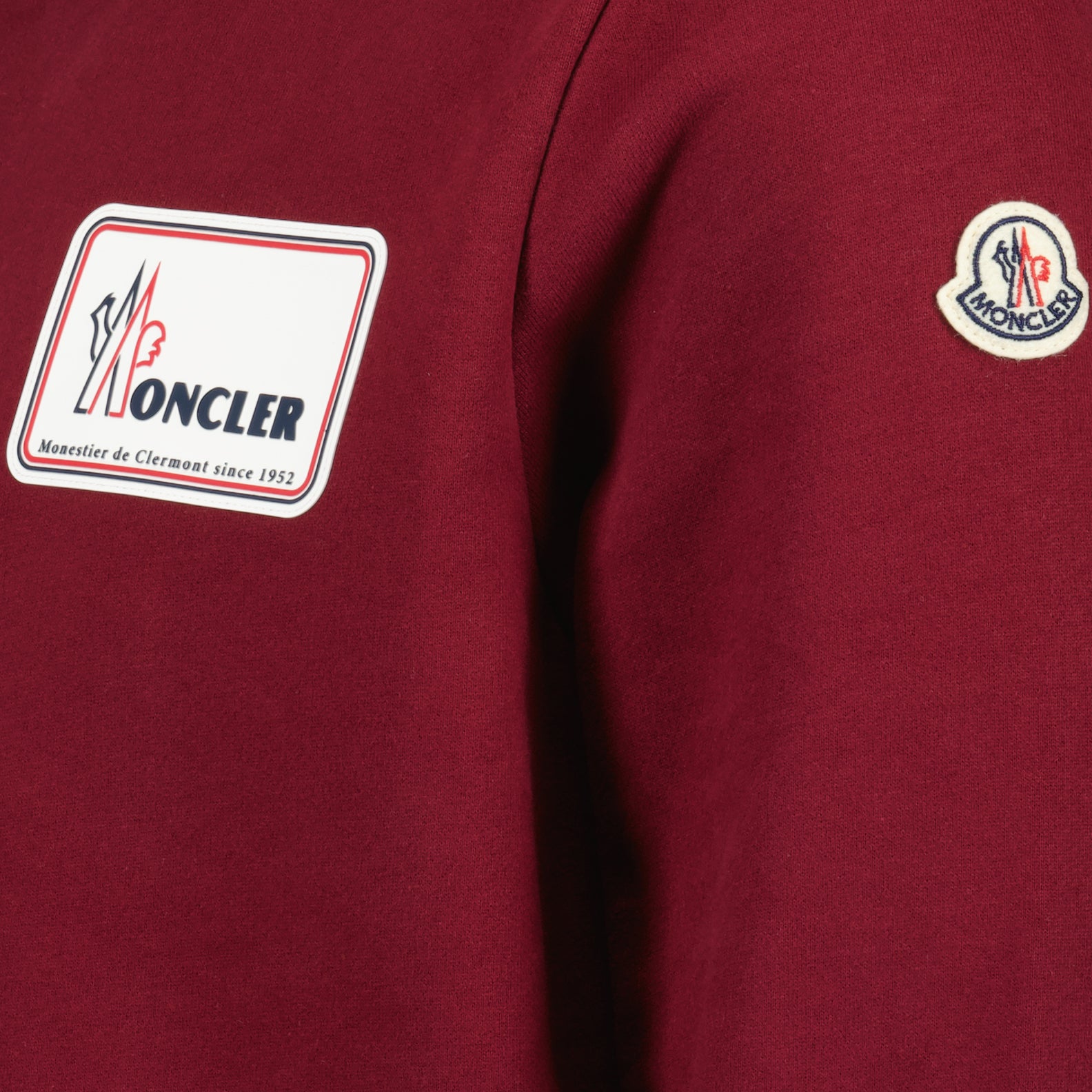 Sweatshirts Sweatshirt à logos Moncler Rouge Homme