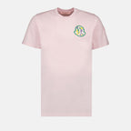 T-shirts T-shirt à logo Moncler Rose Homme