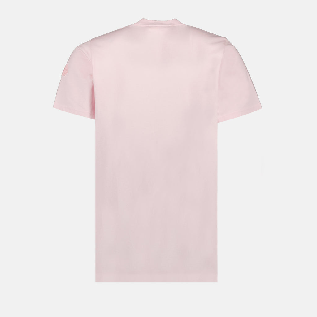 T-shirts T-shirt à logo Moncler Rose Homme