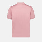 Polos Polo à zip Moncler Rosa Homme