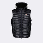 Vestes Doudoune Clai sans manches Moncler Bleu Homme
