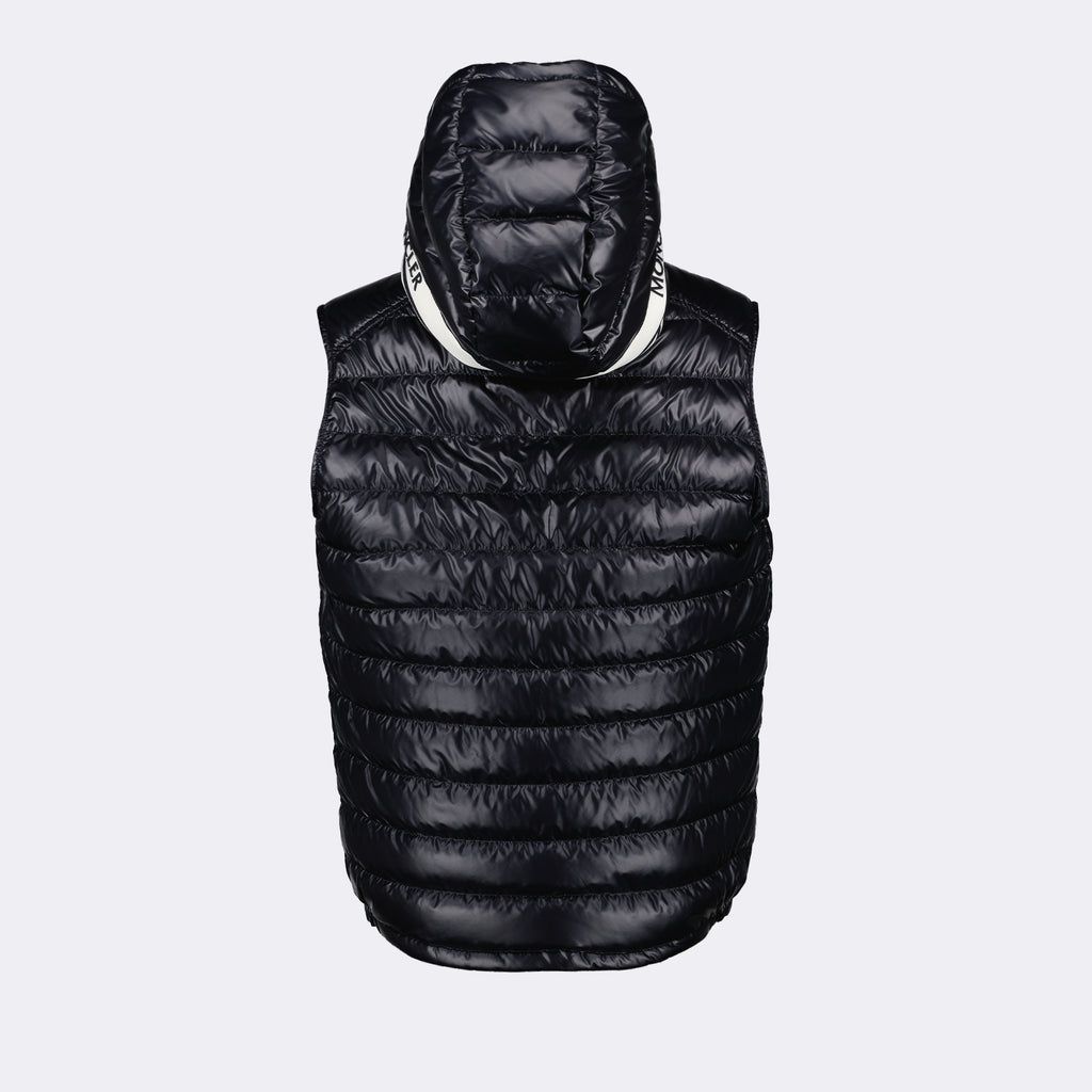 Vestes Doudoune Clai sans manches Moncler Bleu Homme