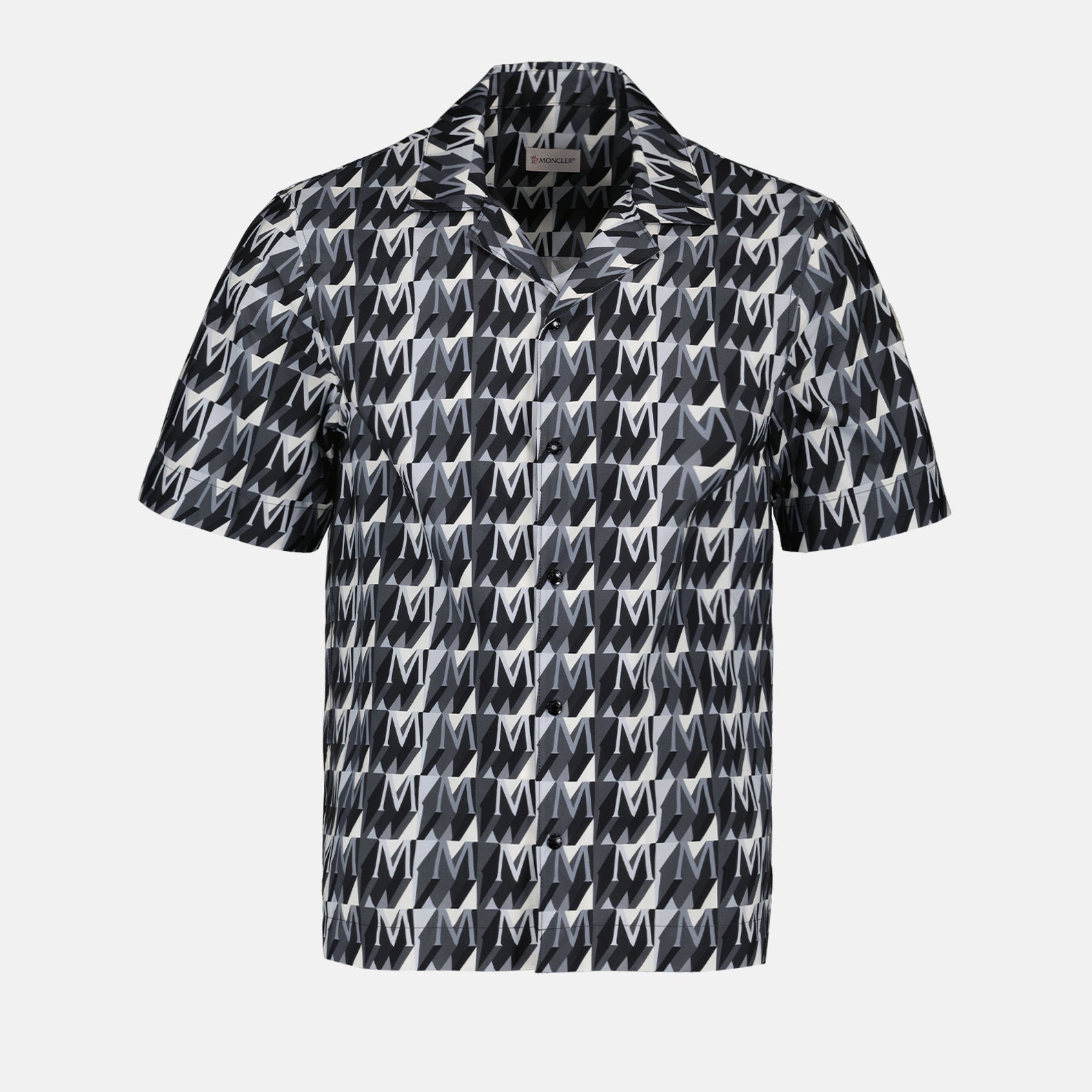 Hemden Chemise monogrammée Moncler Schwarz Homme