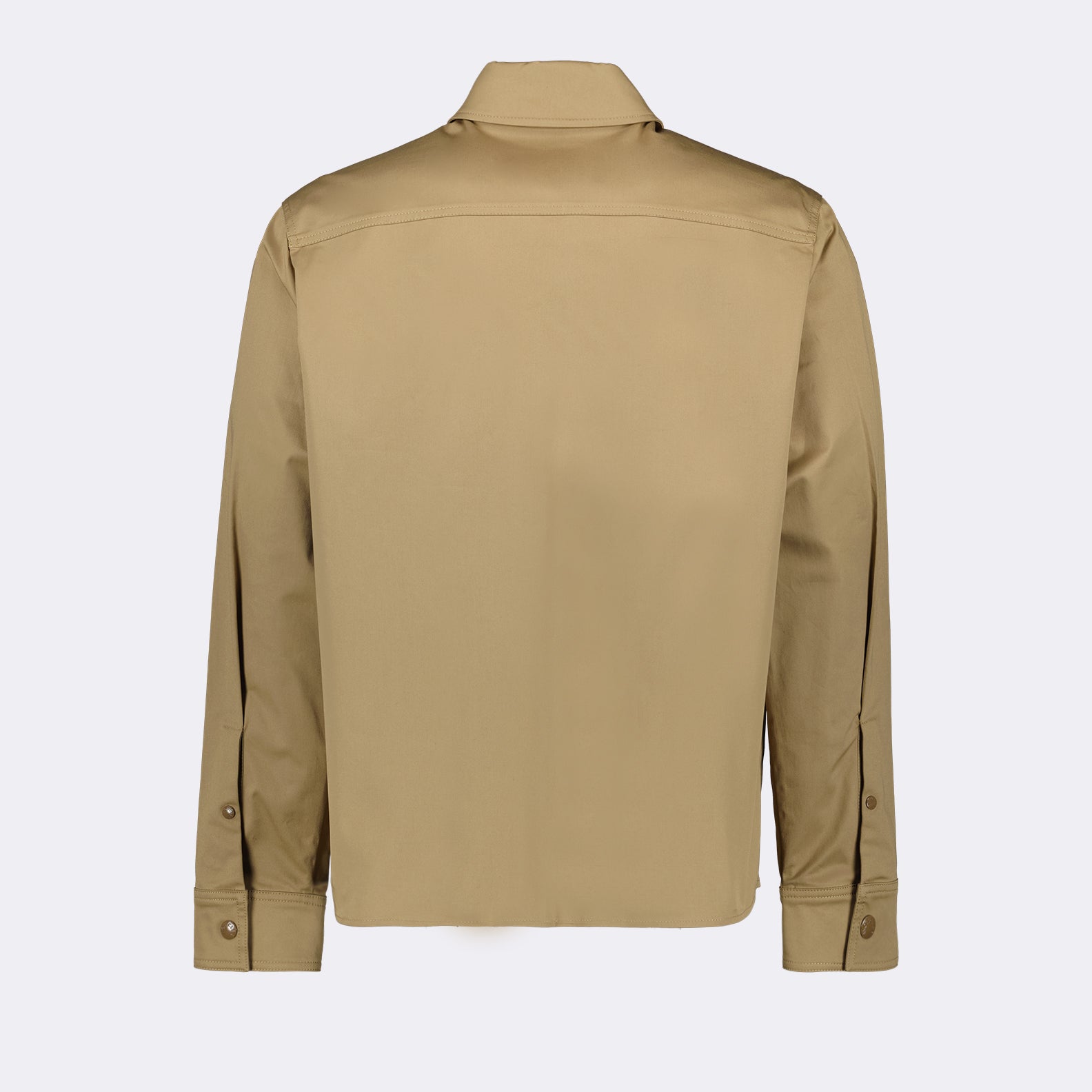 Vestes Veste chemise zippée Moncler Marron Homme