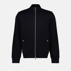 Vestes Veste zippée Moncler Bleu Homme