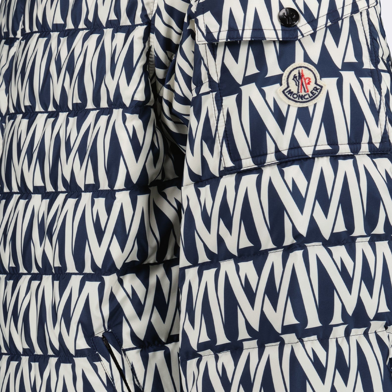 Manteaux Doudoune Tablasses réversible Moncler Bleu Homme