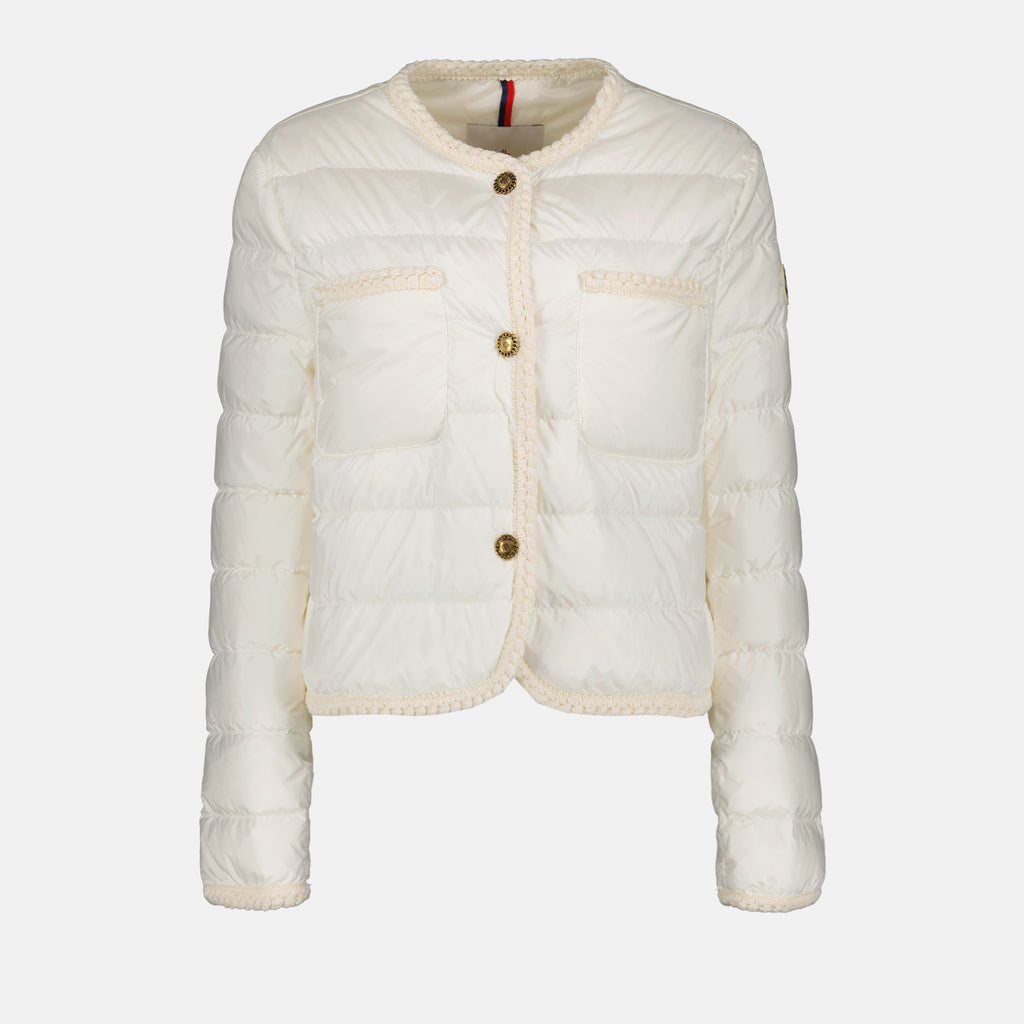 Vestes Veste matelassée Aristeo Moncler Blanc Femme