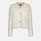 Vestes Veste matelassée Aristeo Moncler Blanc Femme