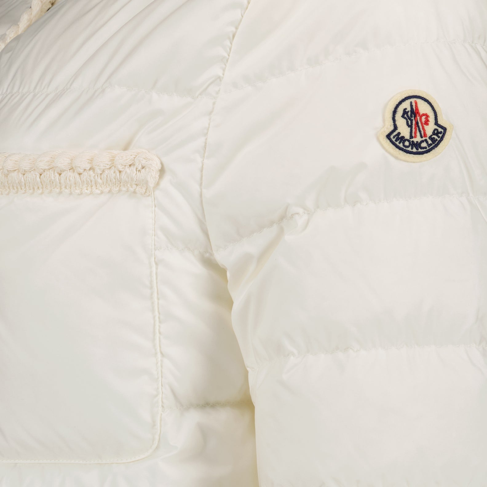 Vestes Veste matelassée Aristeo Moncler Blanc Femme