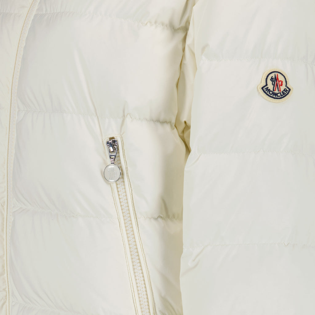 Manteaux Doudoune bomber Argo Moncler Blanc Femme