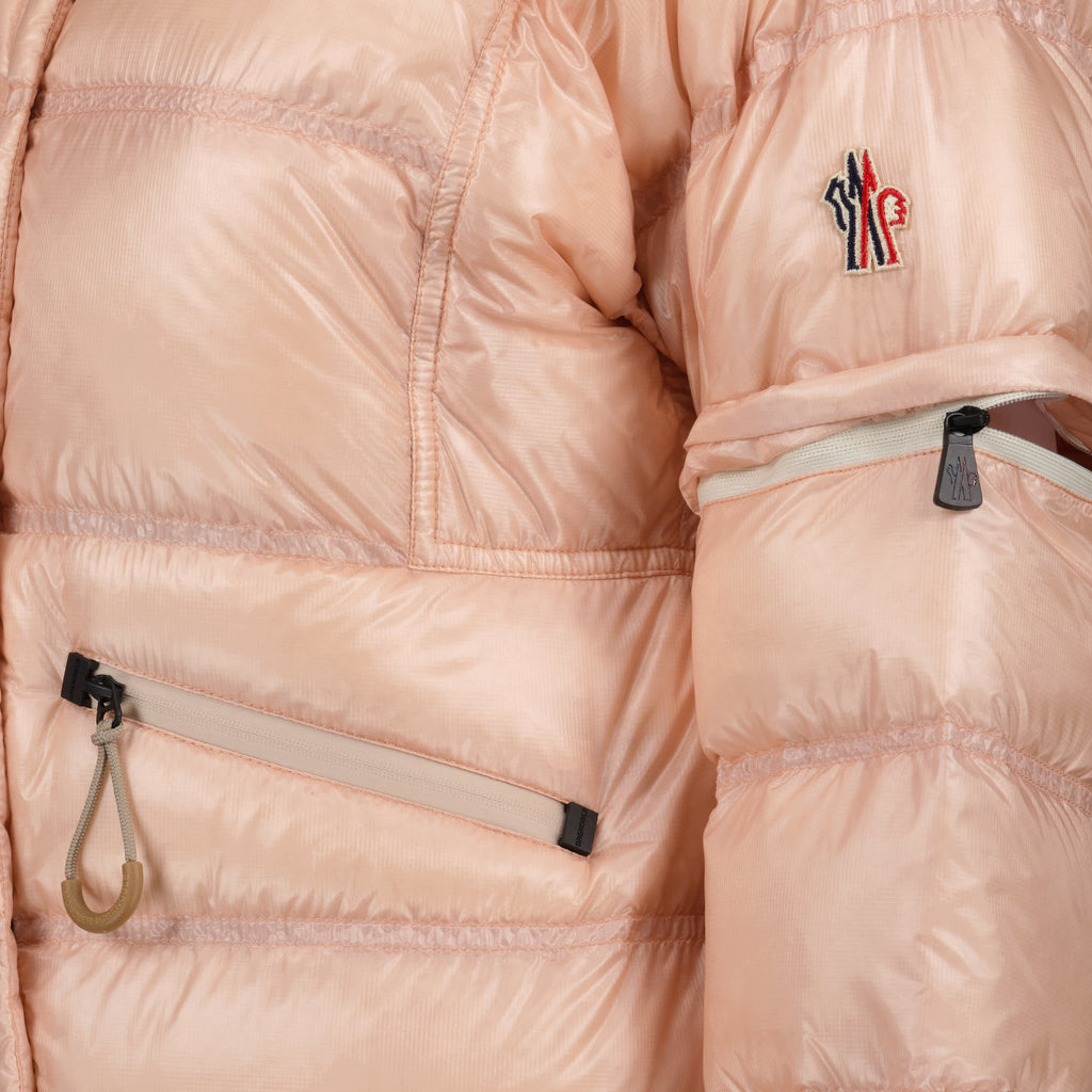 Manteaux Doudoune Mauduit Bomber Moncler Grenoble Rose Femme
