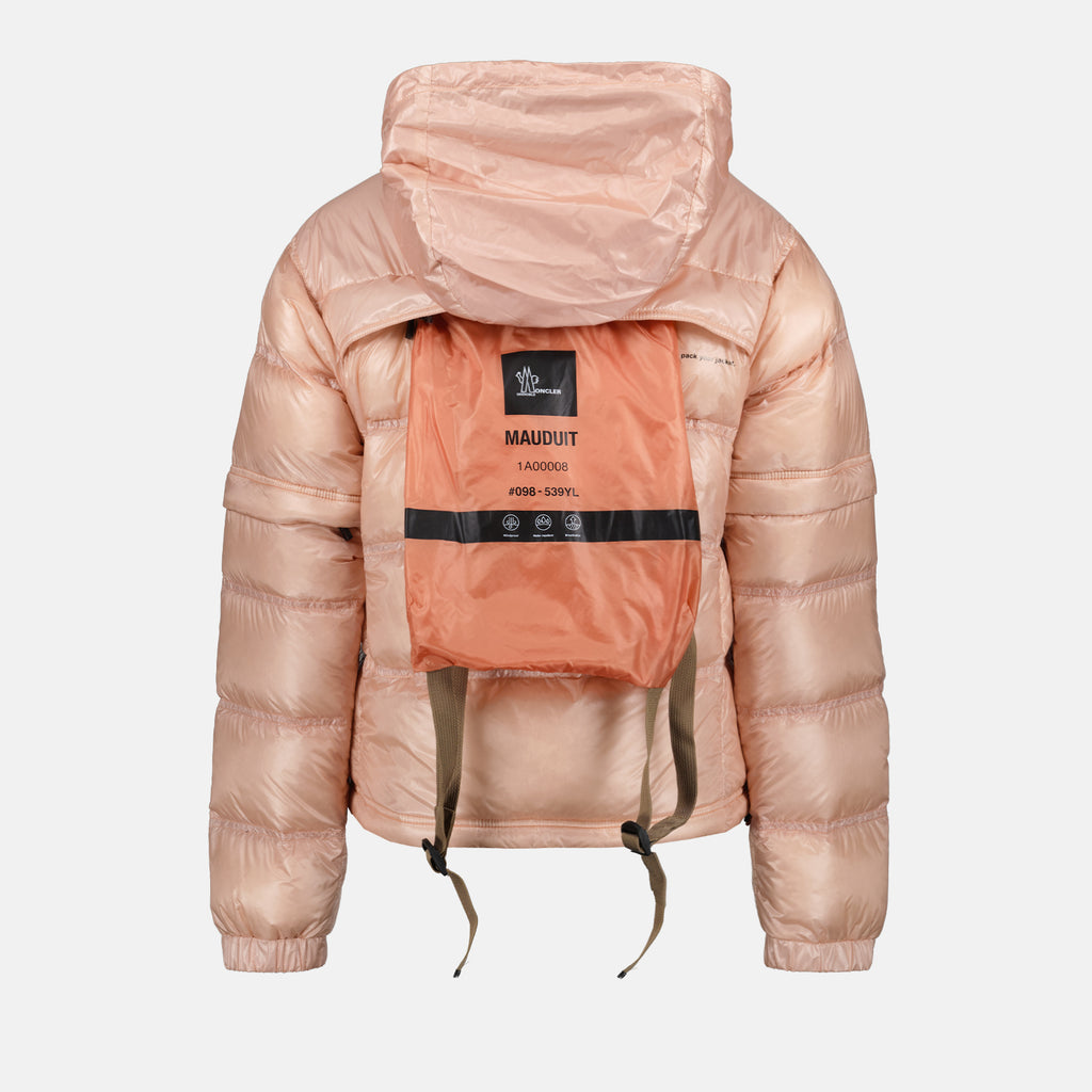 Manteaux Doudoune Mauduit Bomber Moncler Grenoble Rose Femme