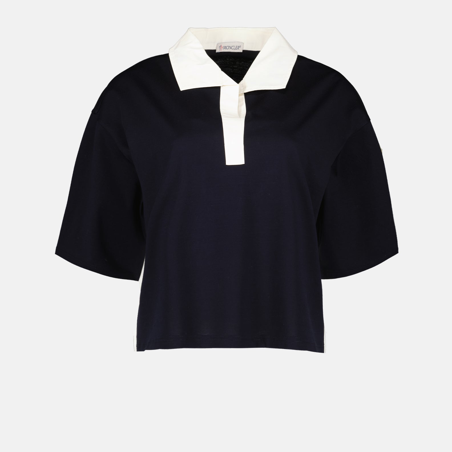 Polos Polo Casual Moncler azul oscuro Femme