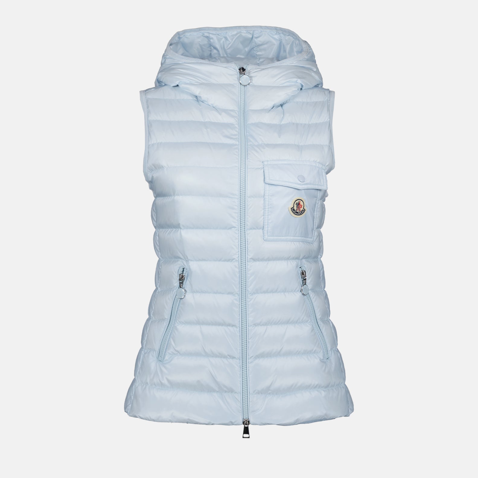 Vestes Veste sans manches Glygos Moncler Bleu Femme
