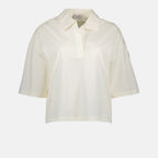 Polo Polo casual Moncler Bianco Femme