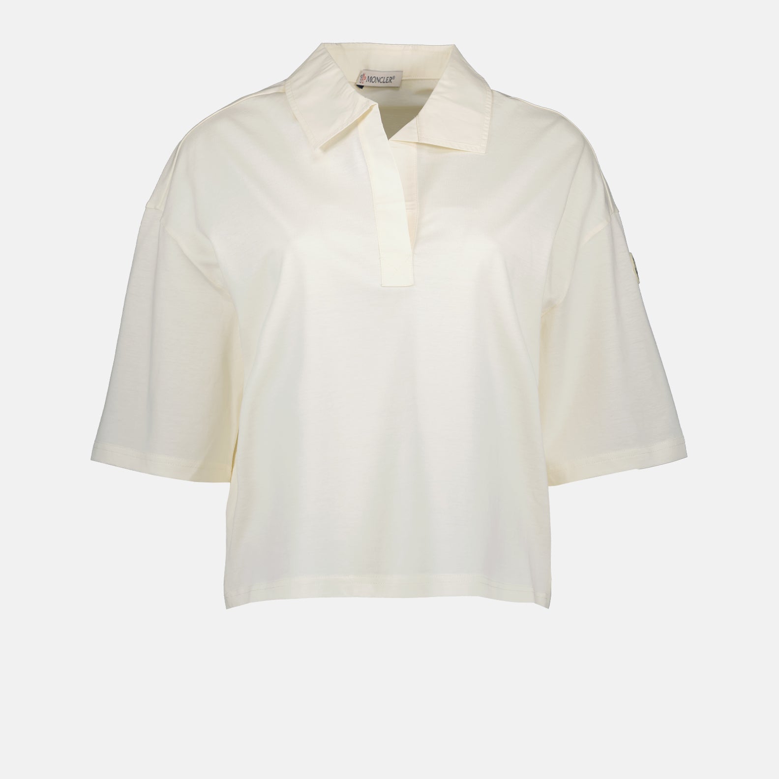 Polos Polo casual Moncler Blanco Femme