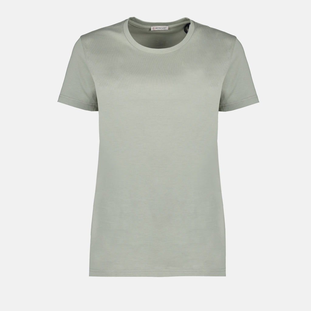 T-shirts T-shirt à logo Moncler Vert Femme