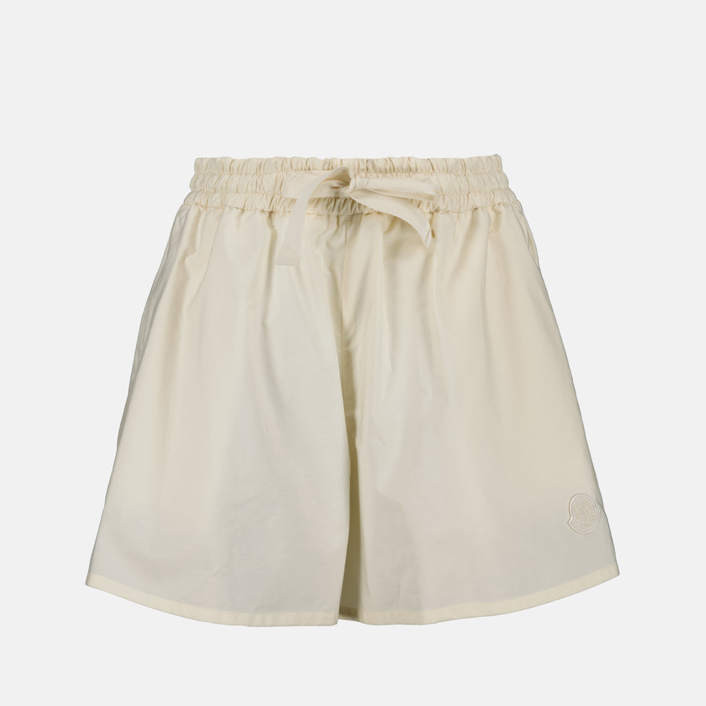 Shorts Cotton Shorts Moncler Beige Women