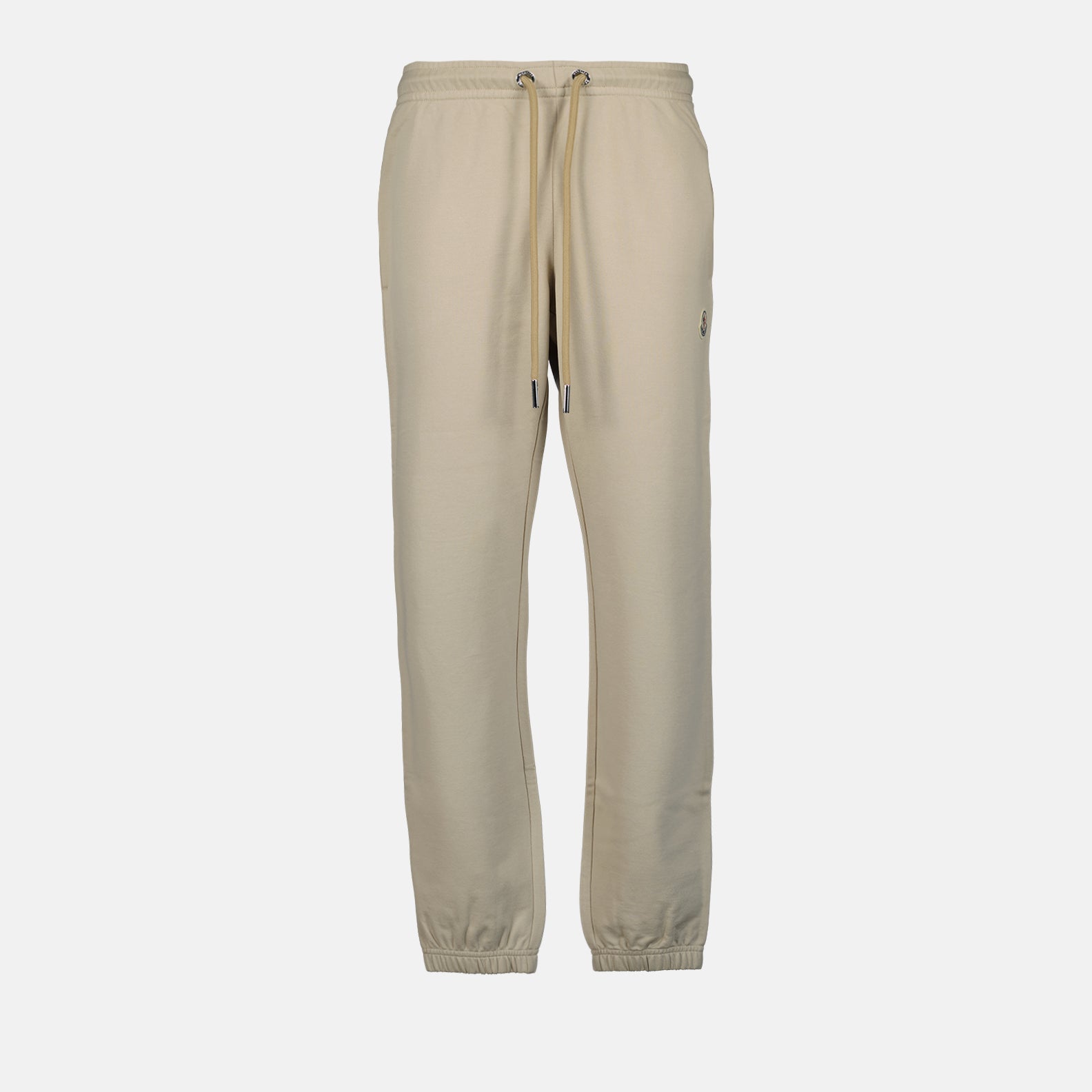 Pants Logo jogging pants Moncler Beige Women
