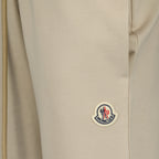 Pants Logo jogging pants Moncler Beige Women