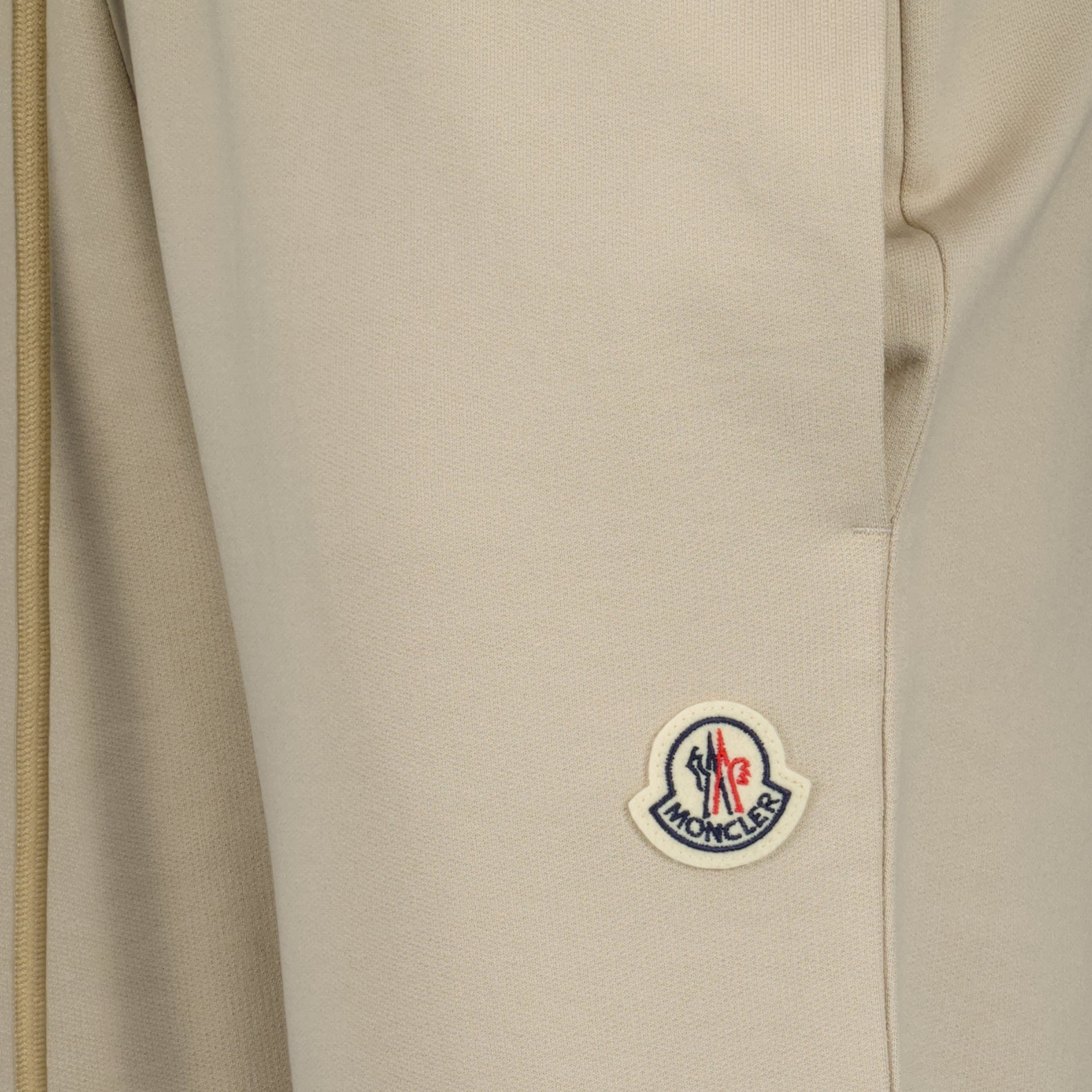 Pants Logo jogging pants Moncler Beige Women