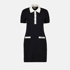 Vestidos Vestido de Malha Fina Moncler Azul escuro Femme