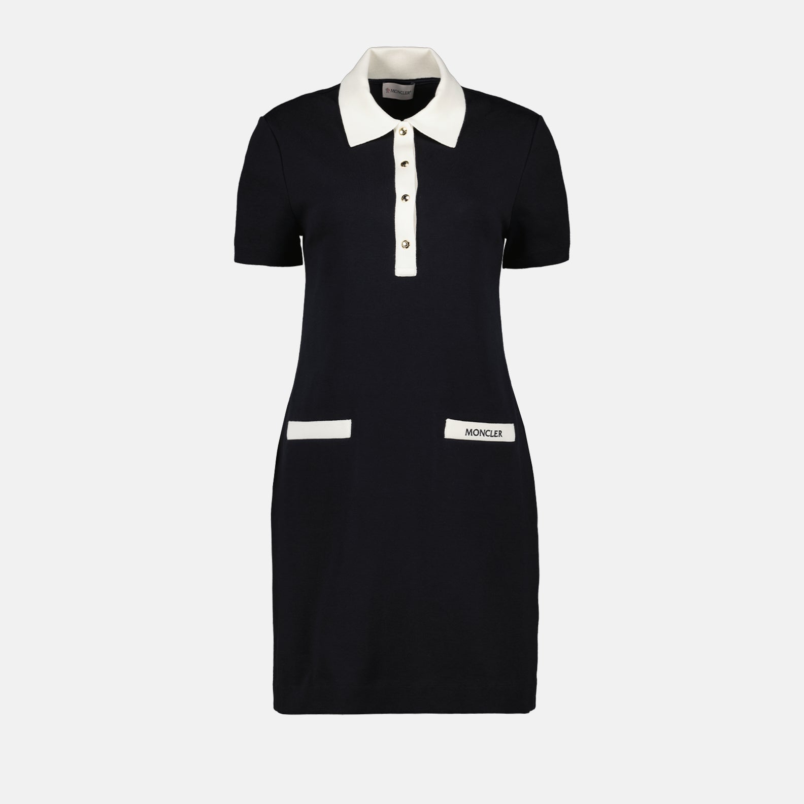 Vestidos Vestido de Malha Fina Moncler Azul escuro Femme