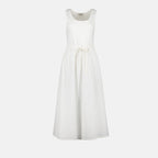 Kleider Maxikleid Moncler Weiß Femme
