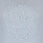 Maille Pull en cachemire à logo Moncler Bleu Femme