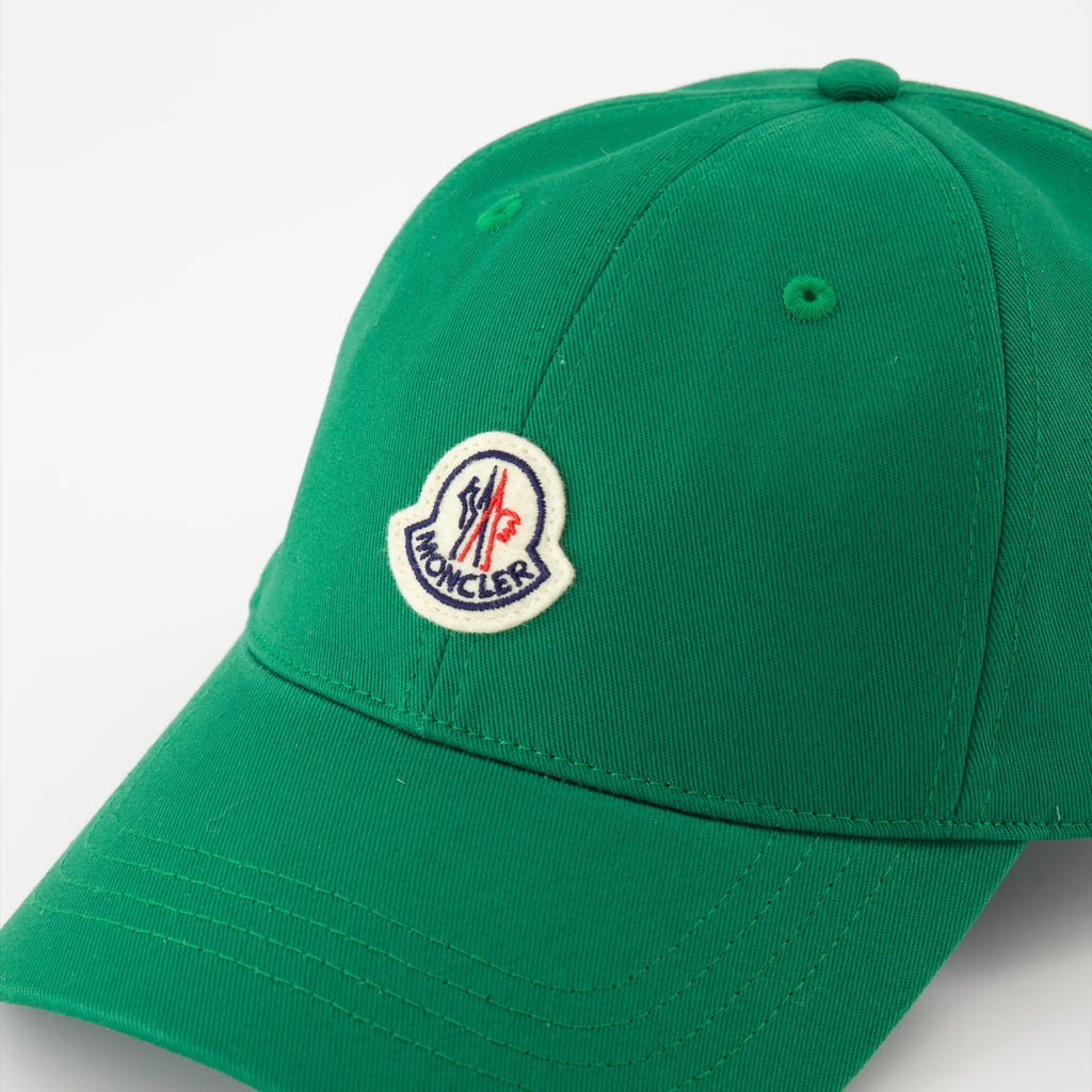 Chapeaux, casquettes et bonnets Casquette à logo Moncler Vert Homme