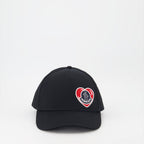 Hats, caps and beanies Heart logo cap Moncler Black Man