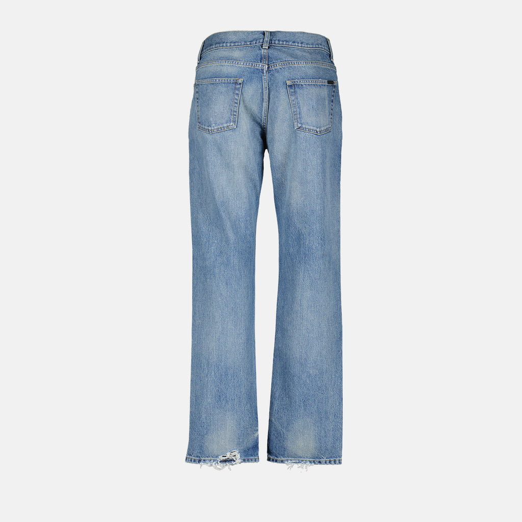 Pantalons Jean droit Saint Laurent Bleu Homme