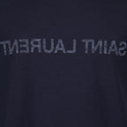 T-Shirts T-shirt à logos Saint Laurent Blau Homme