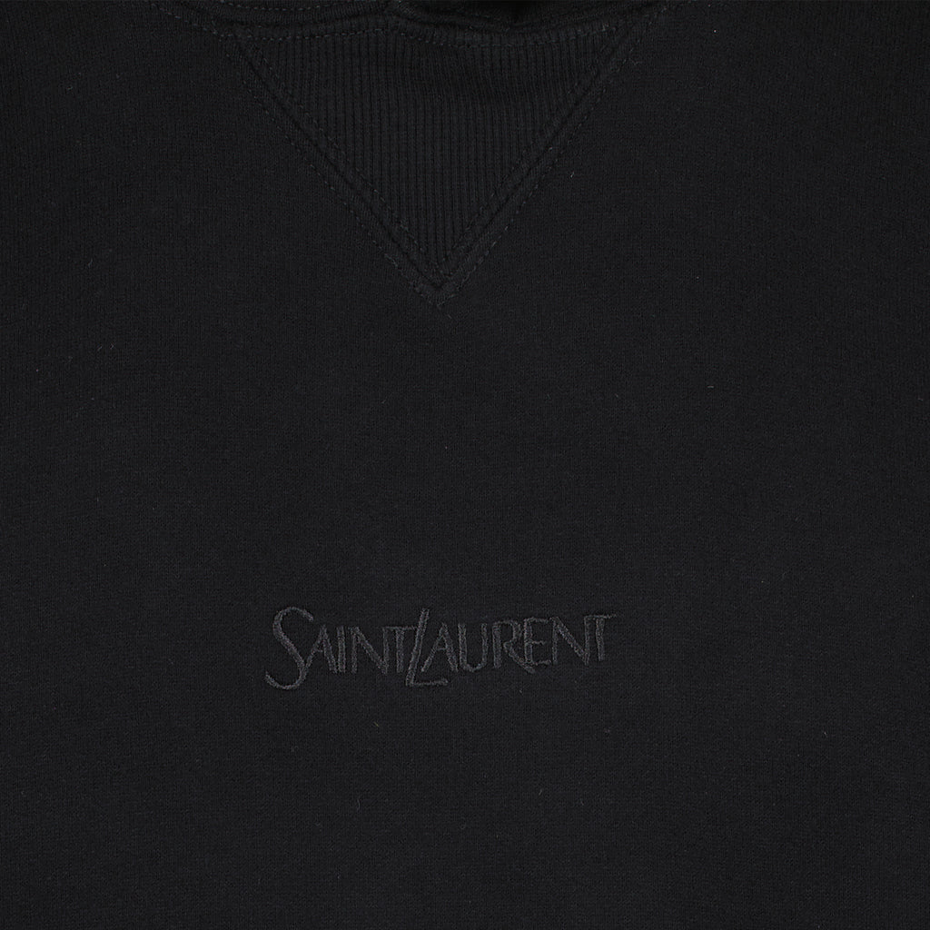Felpe Felpa con Logo Saint Laurent Nero Homme