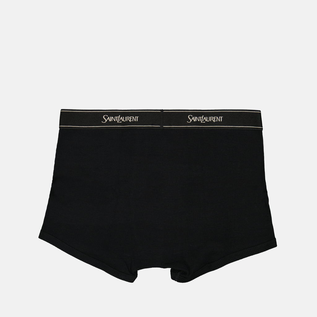 Sous-vêtements et homewear Boxer à logo Saint Laurent Noir Homme