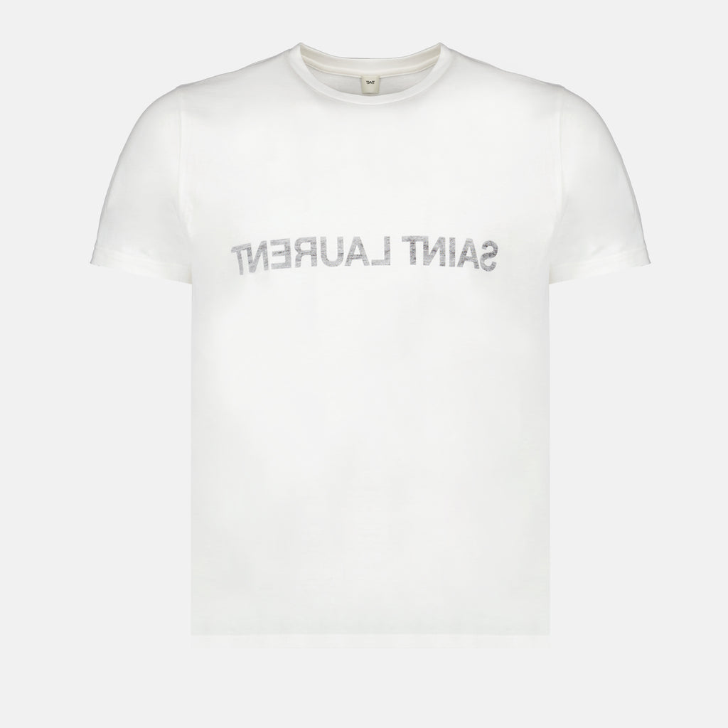 T-Shirts T-shirt à logos Saint Laurent Weiß Homme