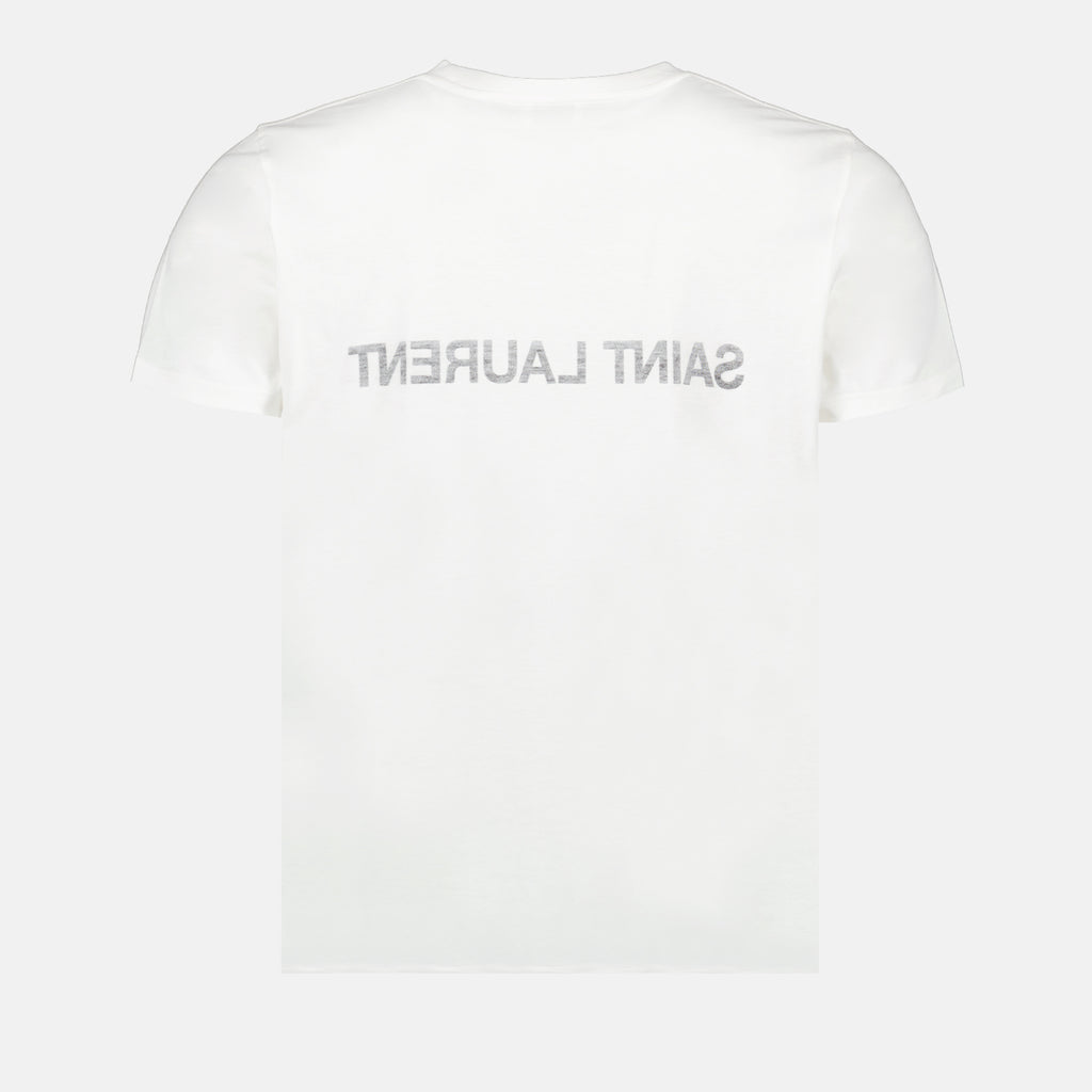 T-Shirts T-shirt à logos Saint Laurent Weiß Homme
