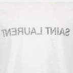 T-Shirts T-shirt à logos Saint Laurent Weiß Homme