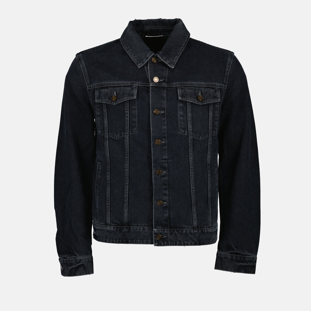 Vestes Veste en jean Saint Laurent Bleu Homme