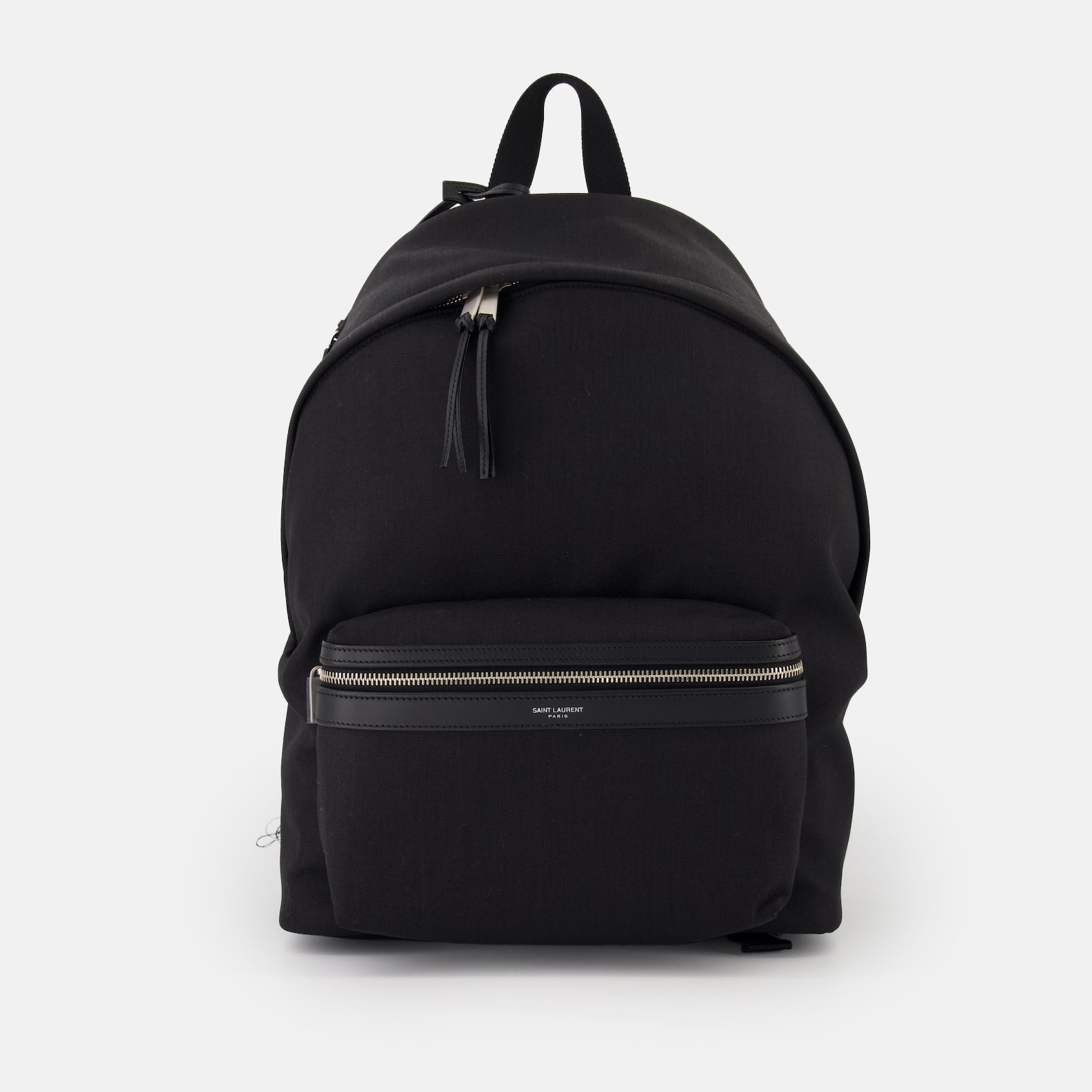 Zaini Sac à dos City en toile et nylon Saint Laurent Nero Homme