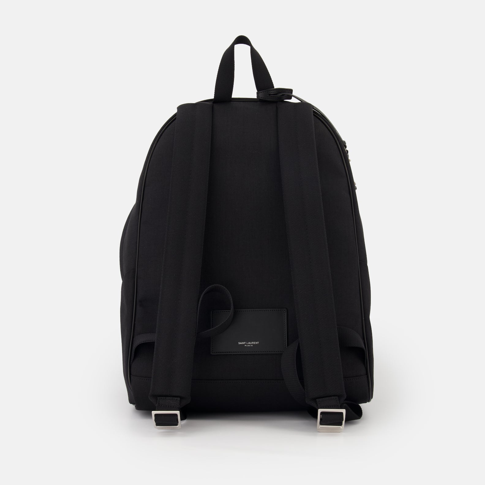 Zaini Sac à dos City en toile et nylon Saint Laurent Nero Homme