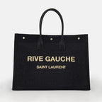Tote bags Sac cabas Rive Gauche Saint Laurent Schwarz Homme