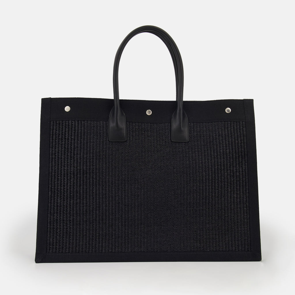 Tote bags Sac cabas Rive Gauche Saint Laurent Schwarz Homme