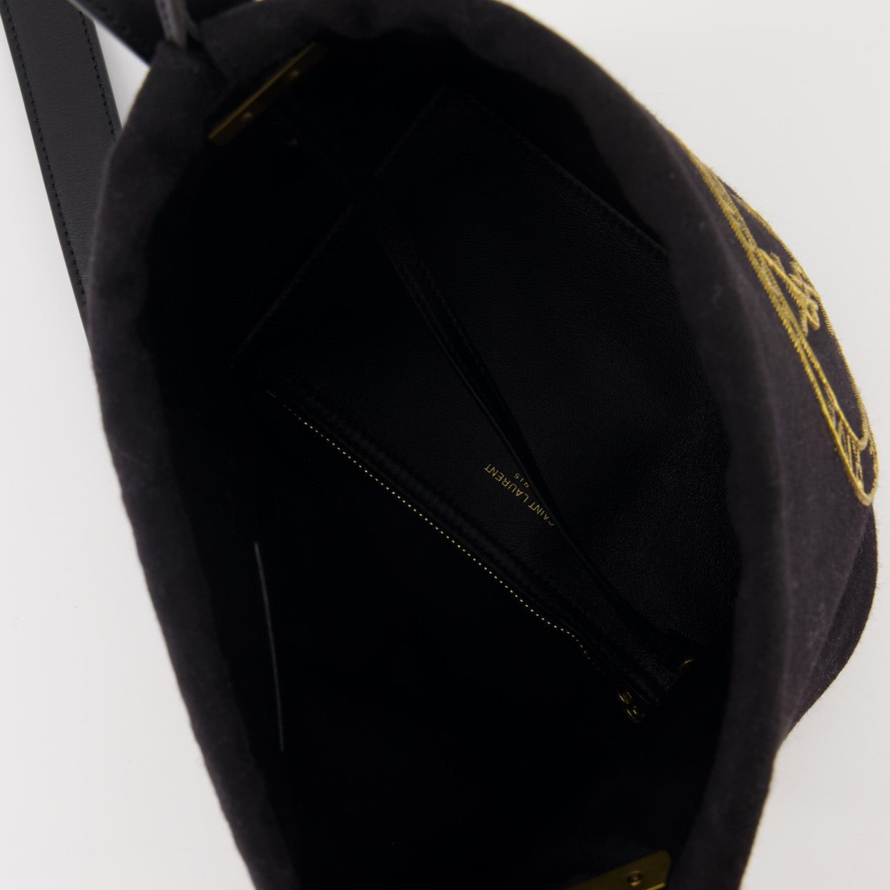 Sacs bandoulière Sac seau Rive Gauche Saint Laurent Noir Homme