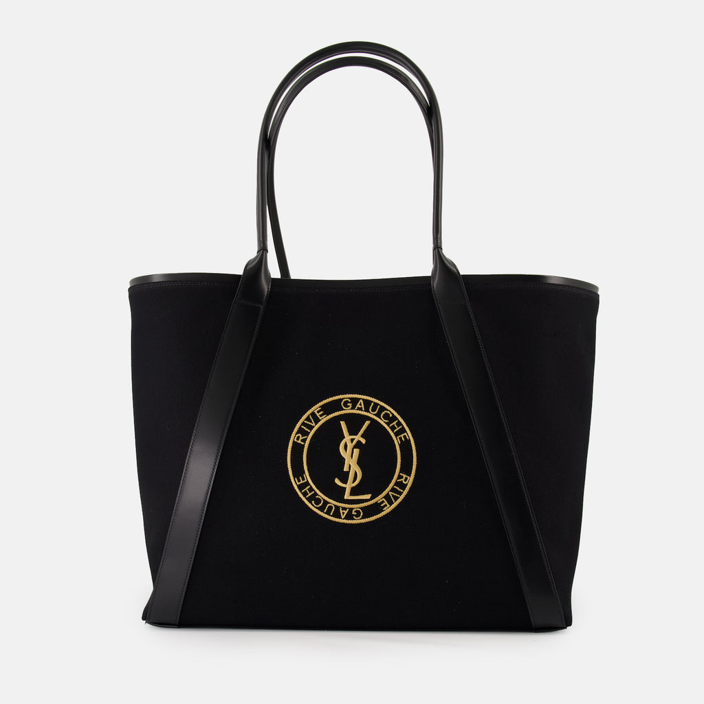 Tote bags Rive Gauche Tote Bag Saint Laurent Schwarz Herren